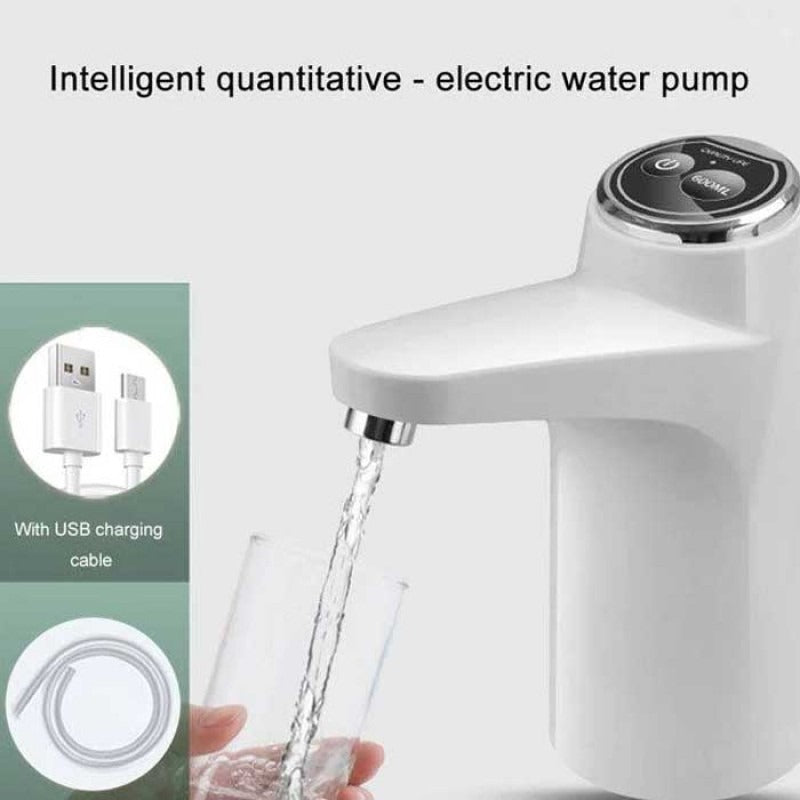 Mclassic MD-03 Touch Intelligent Electric Water Pump – Rechargeable Automatic Dispenser For Bottled Water With One-Touch Operation (Random Color)