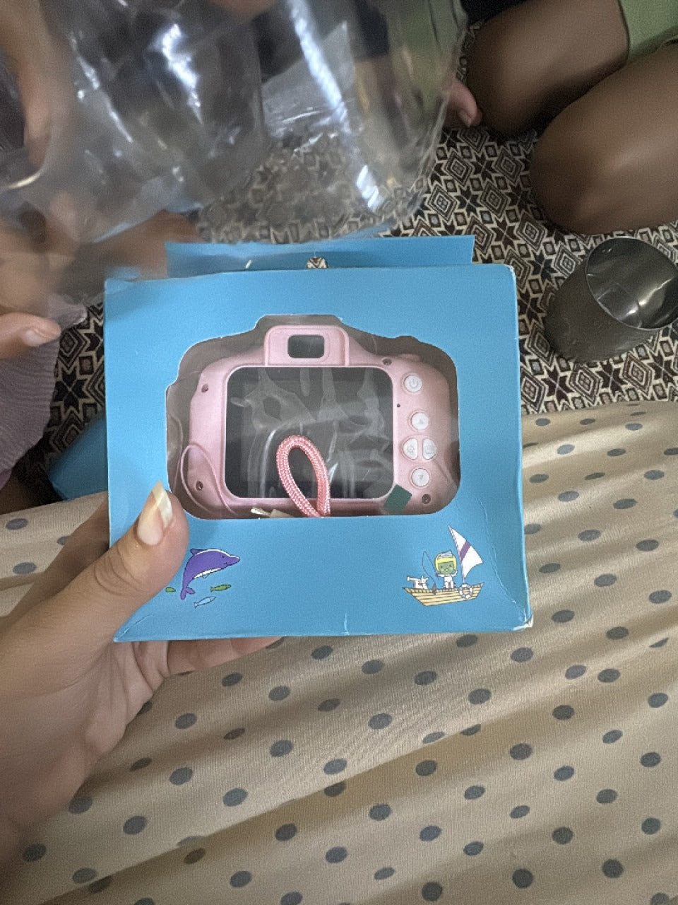 Digital Kids Camera With Fun Photo Modes, HD Lens, Rechargeable Battery (Random Color)