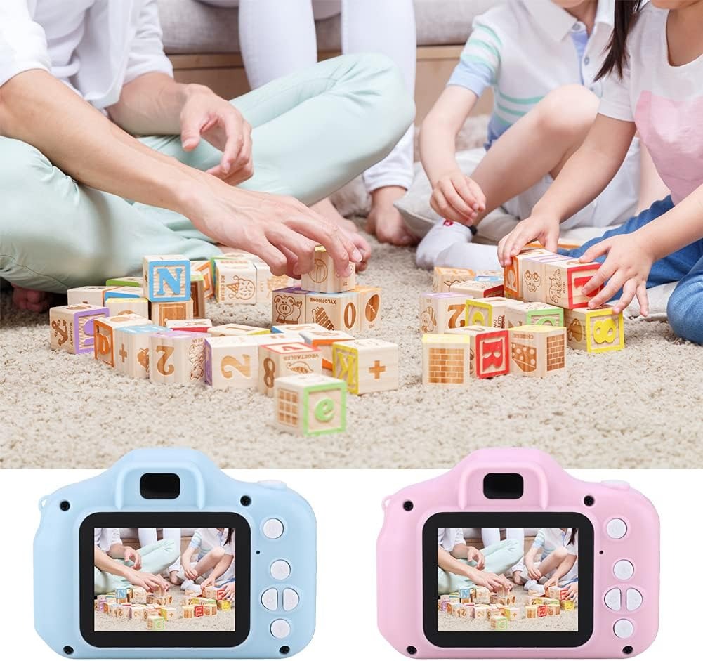 Digital Kids Camera With Fun Photo Modes, HD Lens, Rechargeable Battery (Random Color)