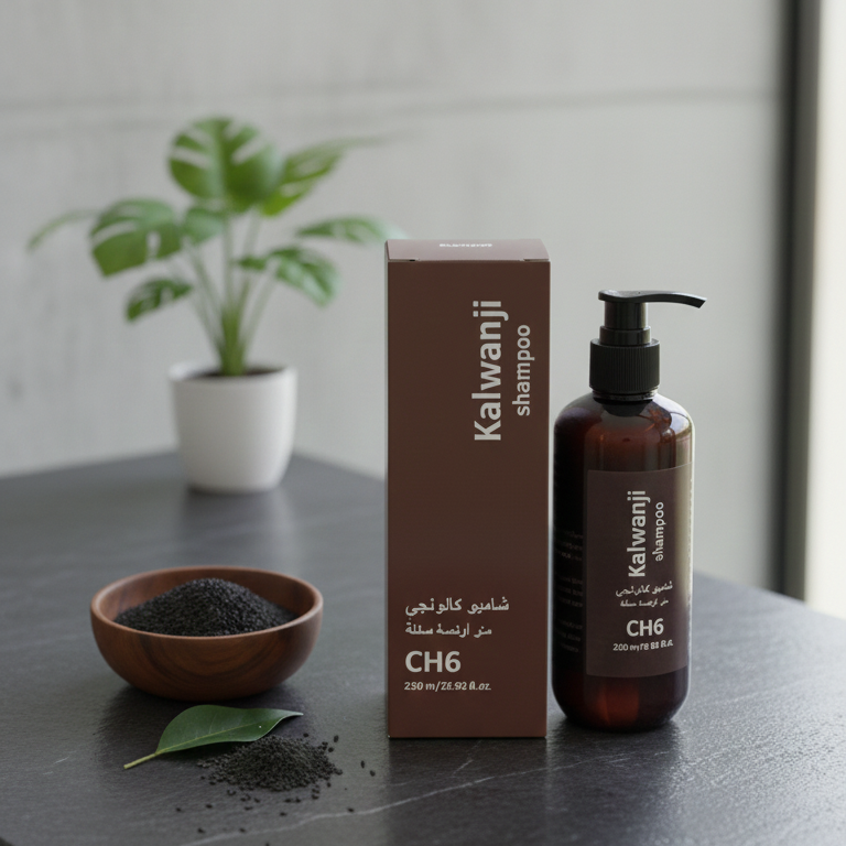 By 1 Get 1 Free Organic Kalwanji Shampoo (CH6) | Herbal Black Seed Hair Cleanser - 250ML