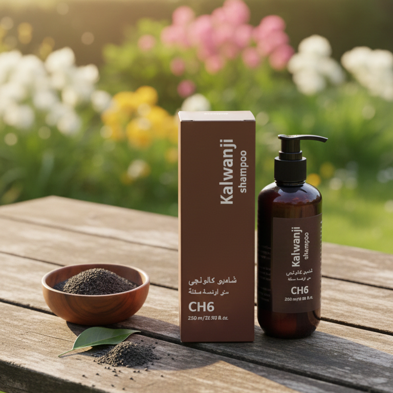 By 1 Get 1 Free Organic Kalwanji Shampoo (CH6) | Herbal Black Seed Hair Cleanser - 250ML